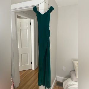Reformation green gown